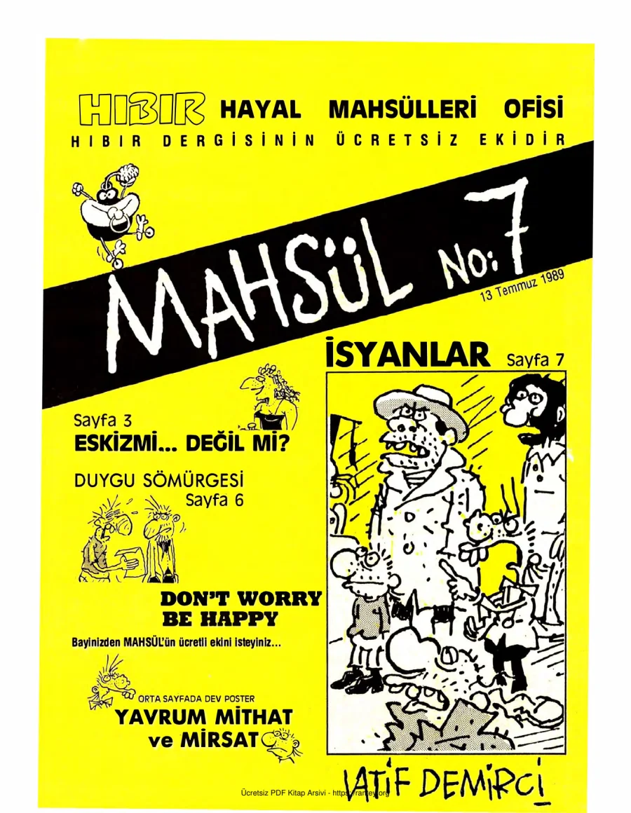 Mahsulleri Ofisi Mahsul No 07 kapak görseli