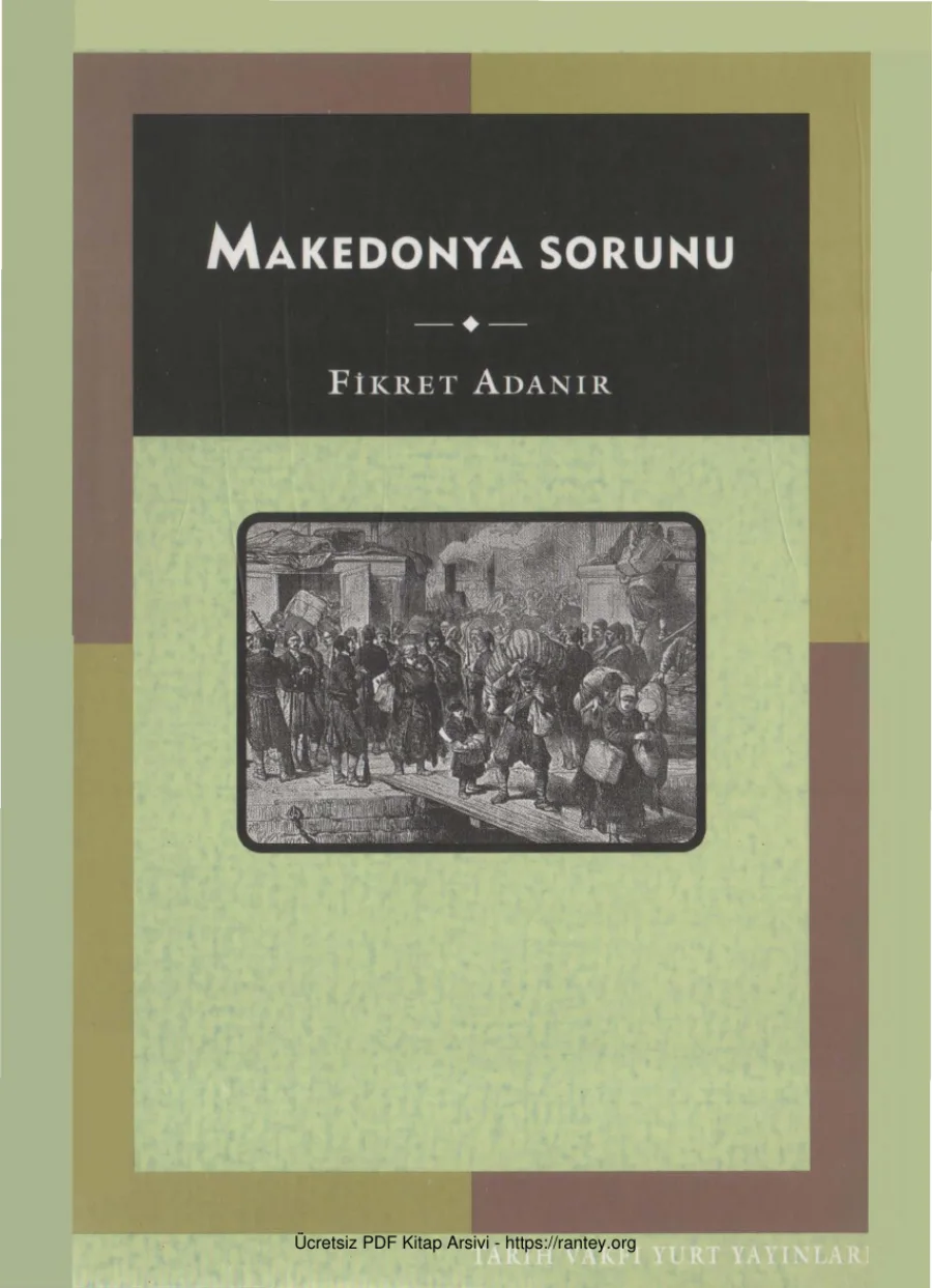 Makedonya Sorunu Tarih Vakfı Yurt Yayınları kapak görseli