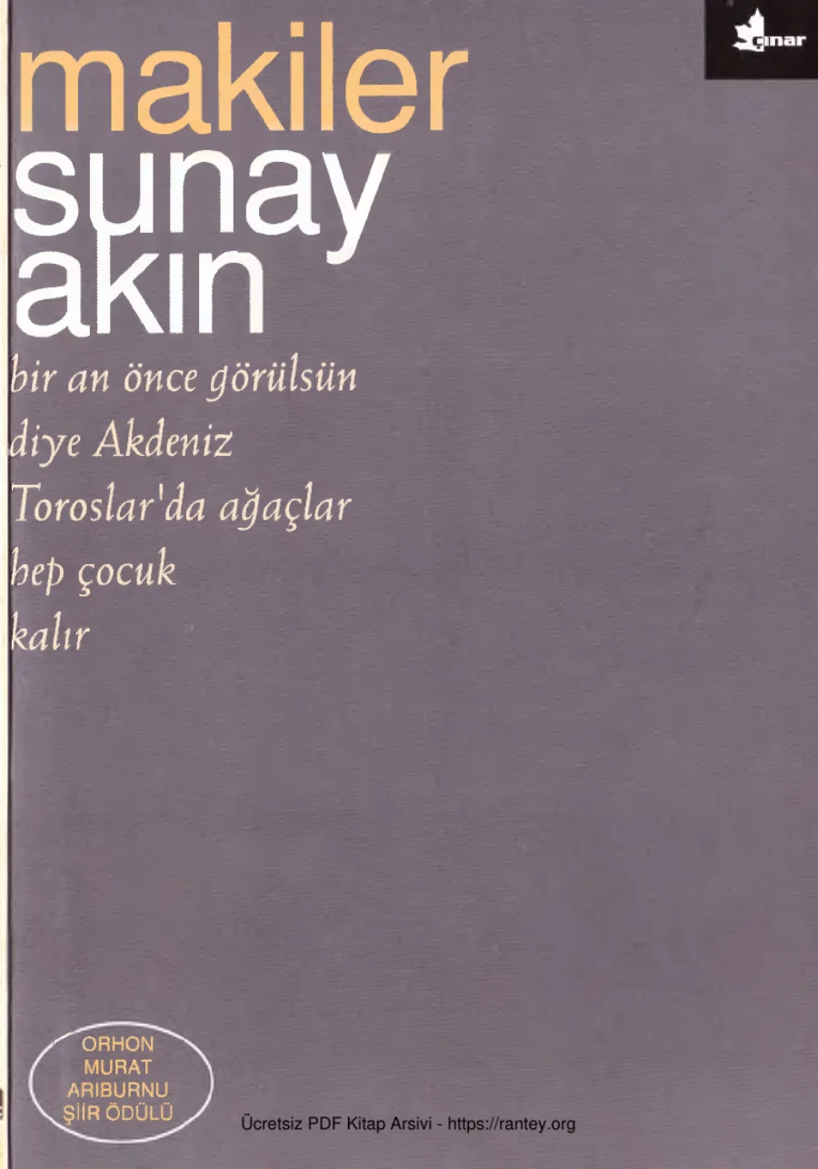 Makiler Çınar kapak görseli