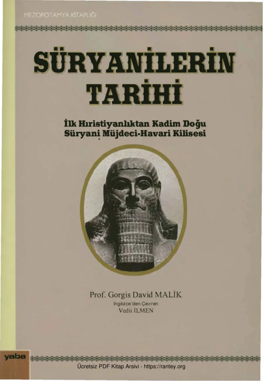 Malik Süryanilerin Tarihi Yaba Yayınları kapak görseli