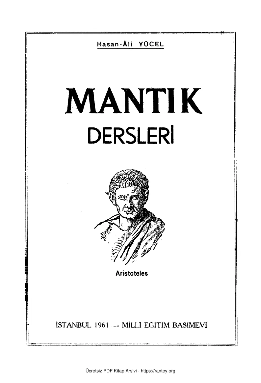Mantık Dersleri kapak görseli