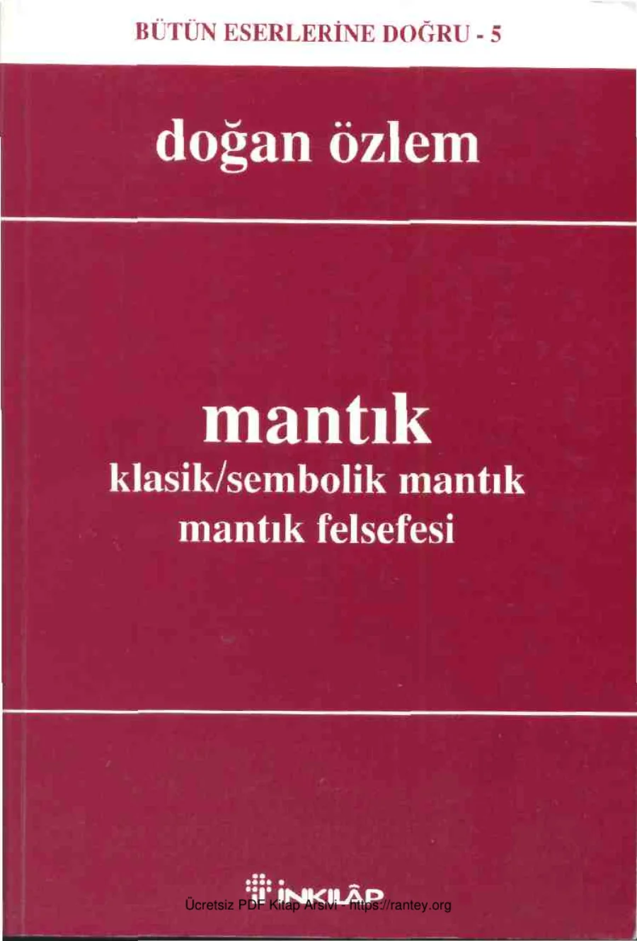 Mantik Klasik Sembolik Mantik Mantik Felsefesi kapak görseli