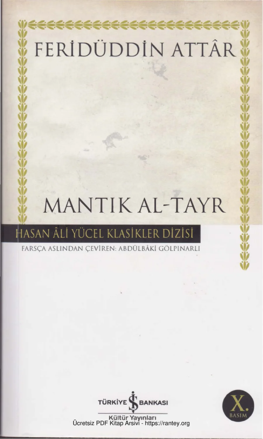 Mantıku't-Tayr kapak görseli