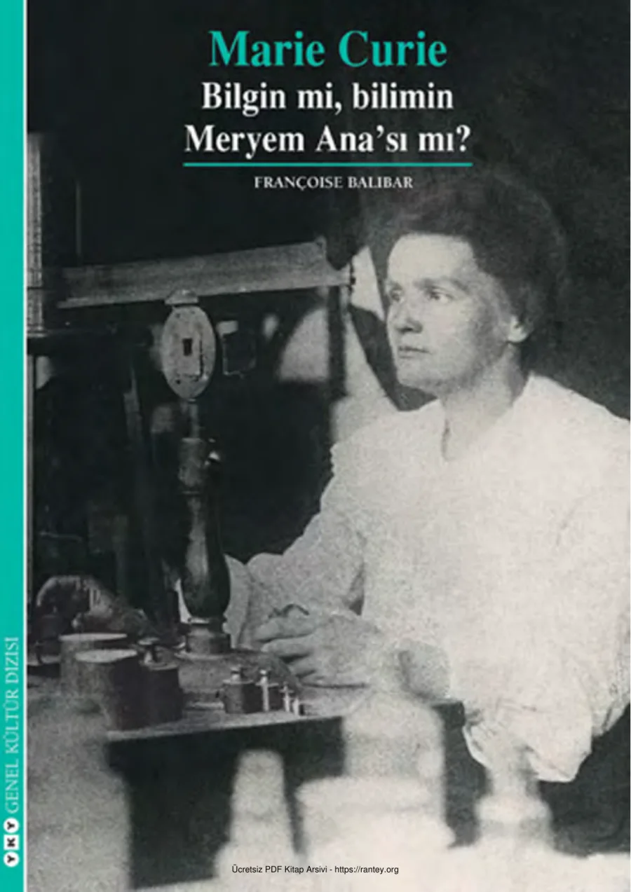 Marie Curie Bilgin mi Bilimin Meryem Anası mı YKY kapak görseli