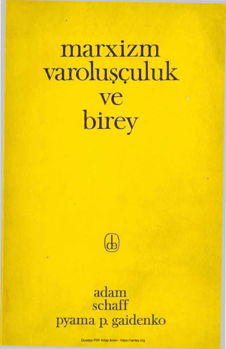 Marksizm, Varoluşçuluk ve Birey kapak görseli
