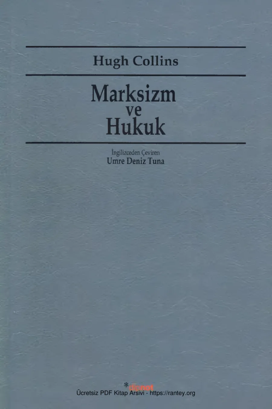 Marksizm ve Hukuk Dipnot Yayınları kapak görseli