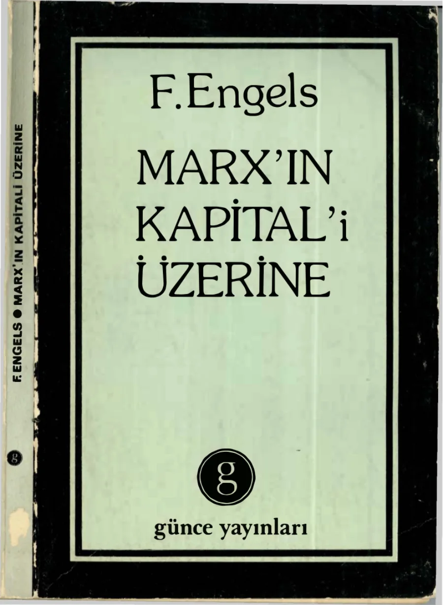 Marx'ın Kapitali Üzerine kapak görseli