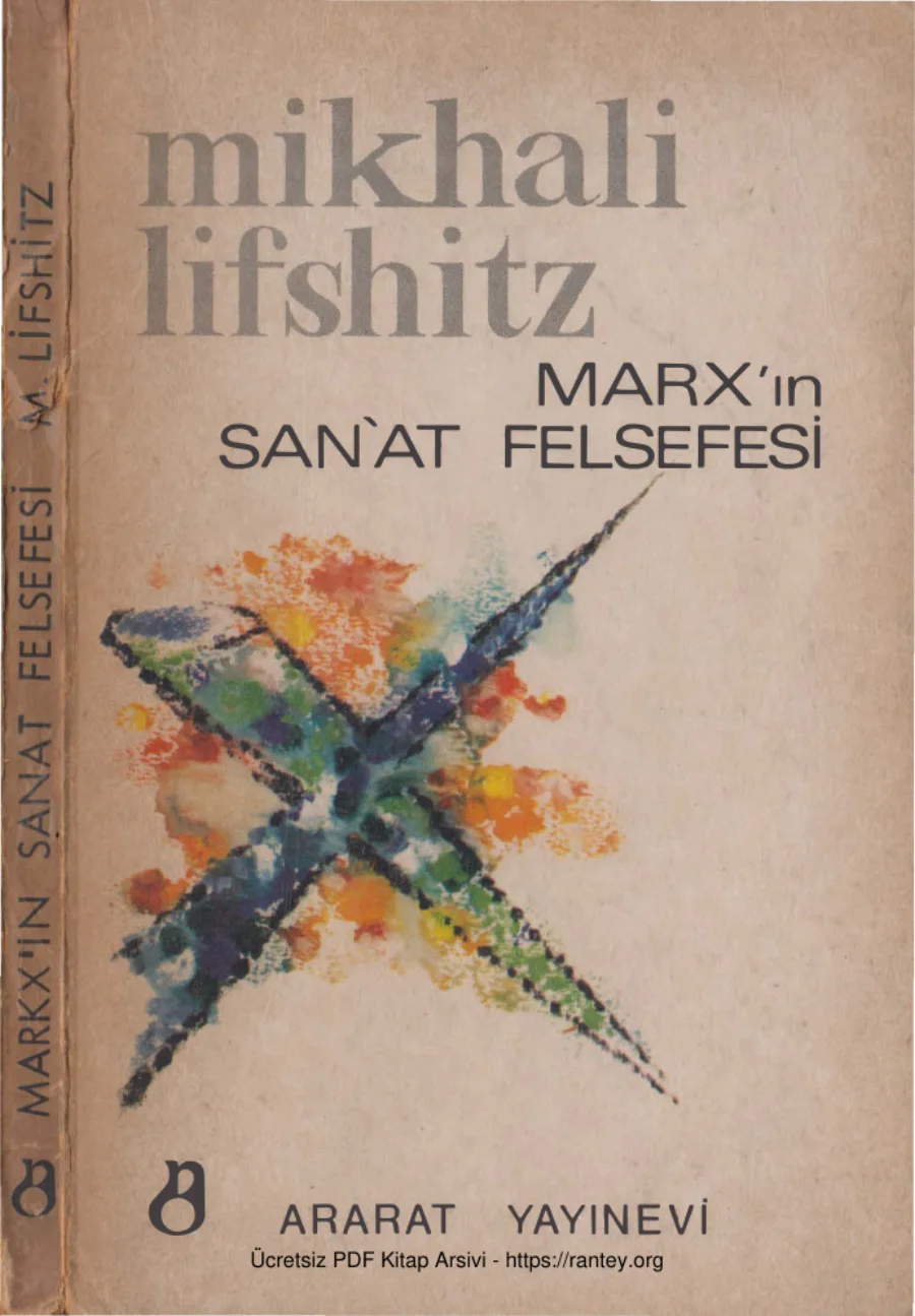 Marx'ın Sanat Felsefesi kapak görseli