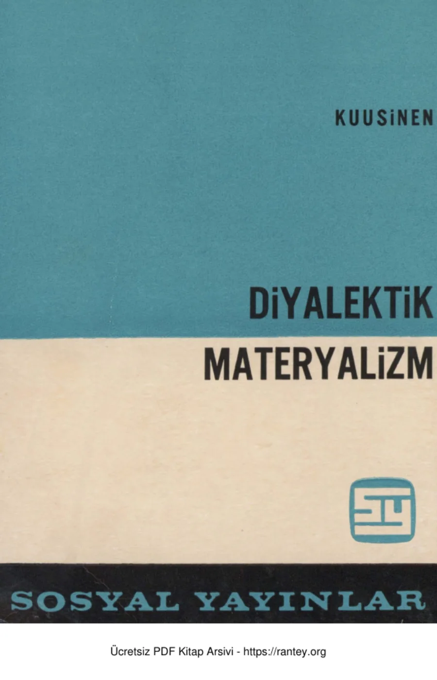 Materyalizm Sosyal Yayınları kapak görseli