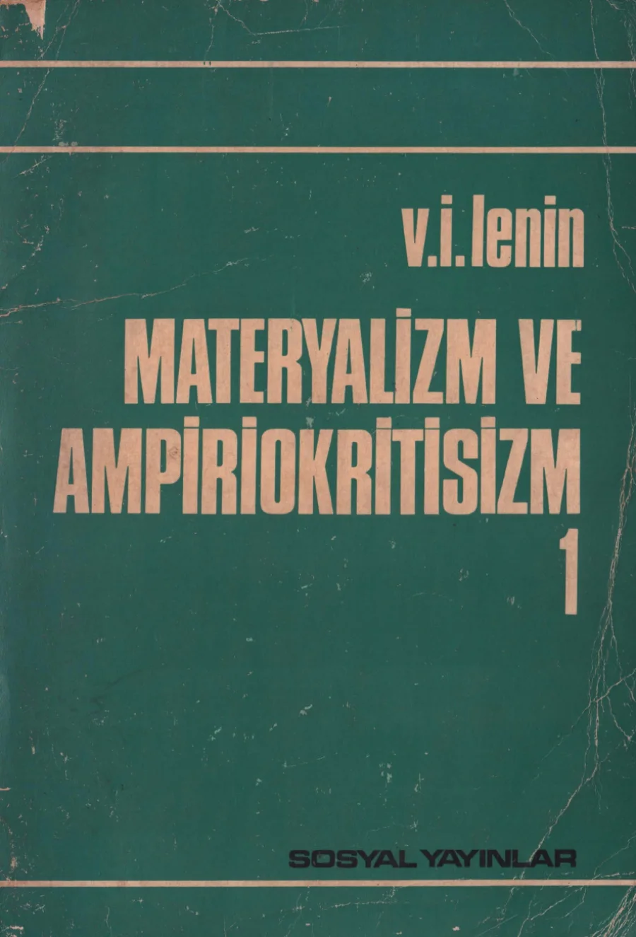 Materyalizm ve Ampiriokritisizm Cilt kapak görseli