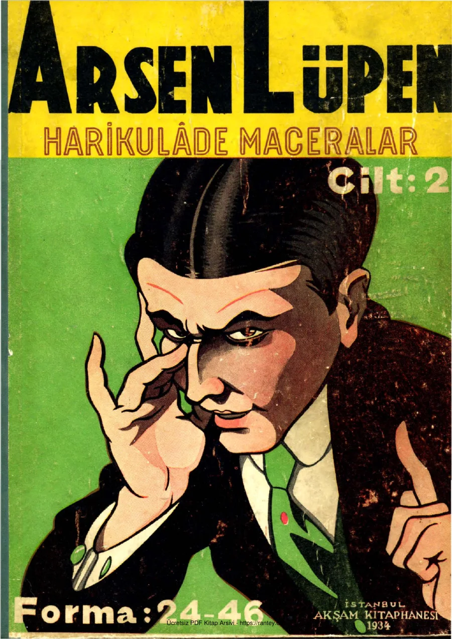 Maurice Leblanc Arsen Lüpen Harikulade Maceralar Cilt 2 kapak görseli
