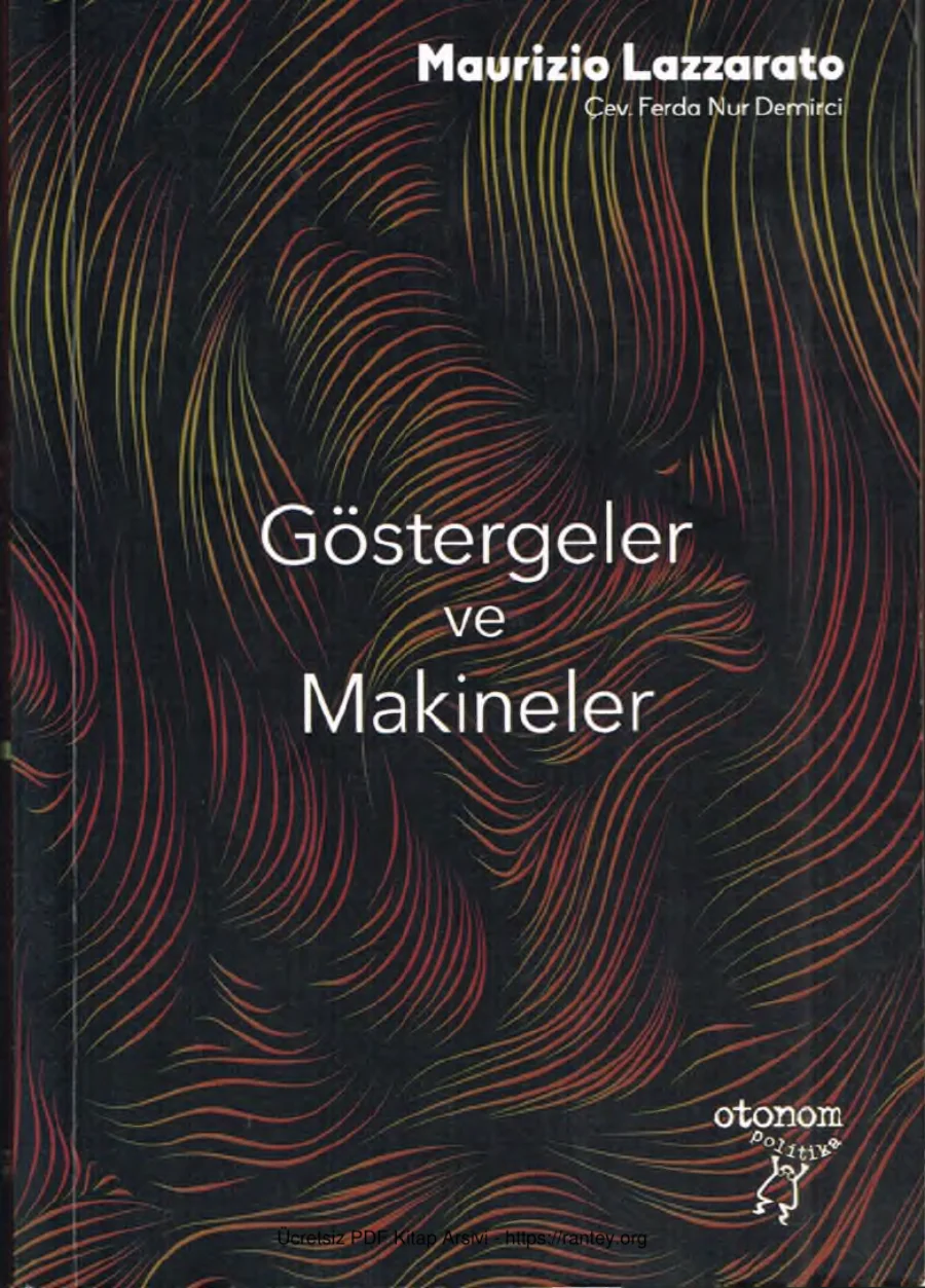 Maurizio Lazzarato Göstergeler ve Makineler kapak görseli