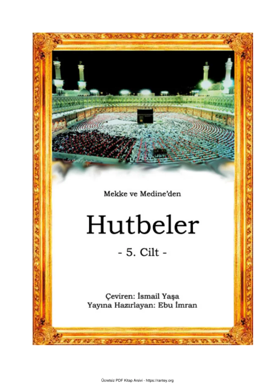 Medine Hutbeleri 5 kapak görseli