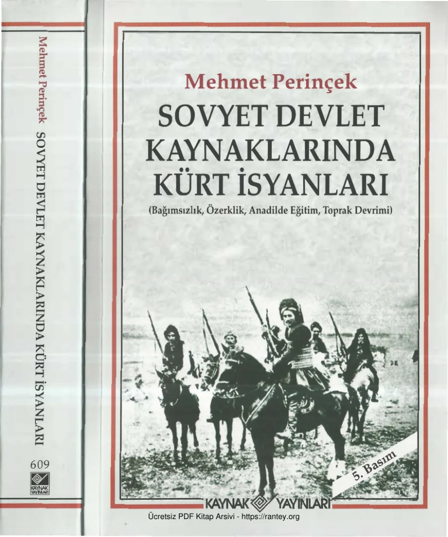Mehmet Perinçek Sovyet Devlet Kaynaklarında Kürt İsyanları kapak görseli