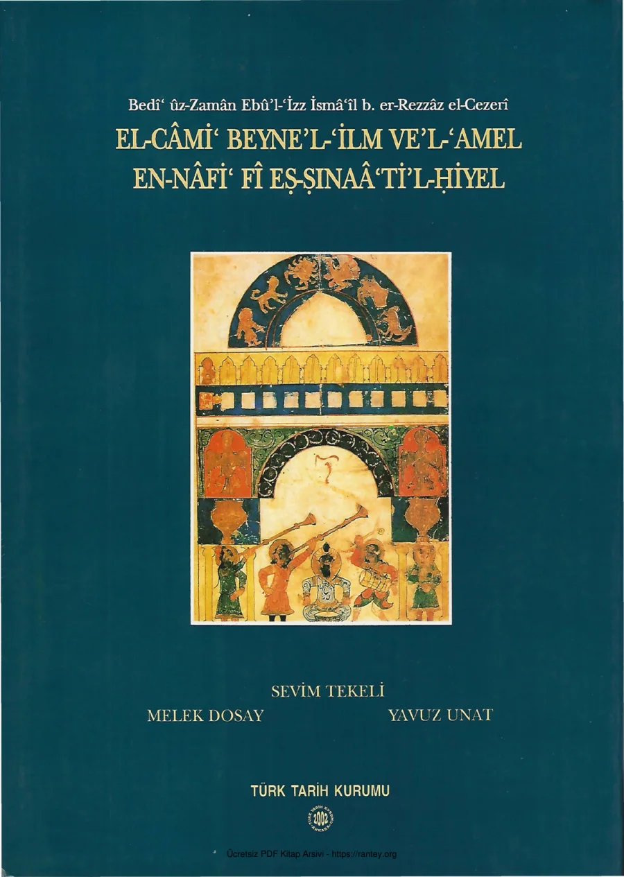 Mekanik Araçların Bilgisi Hakkında Kitap Türk Tarih Kurumu Yayınları kapak görseli
