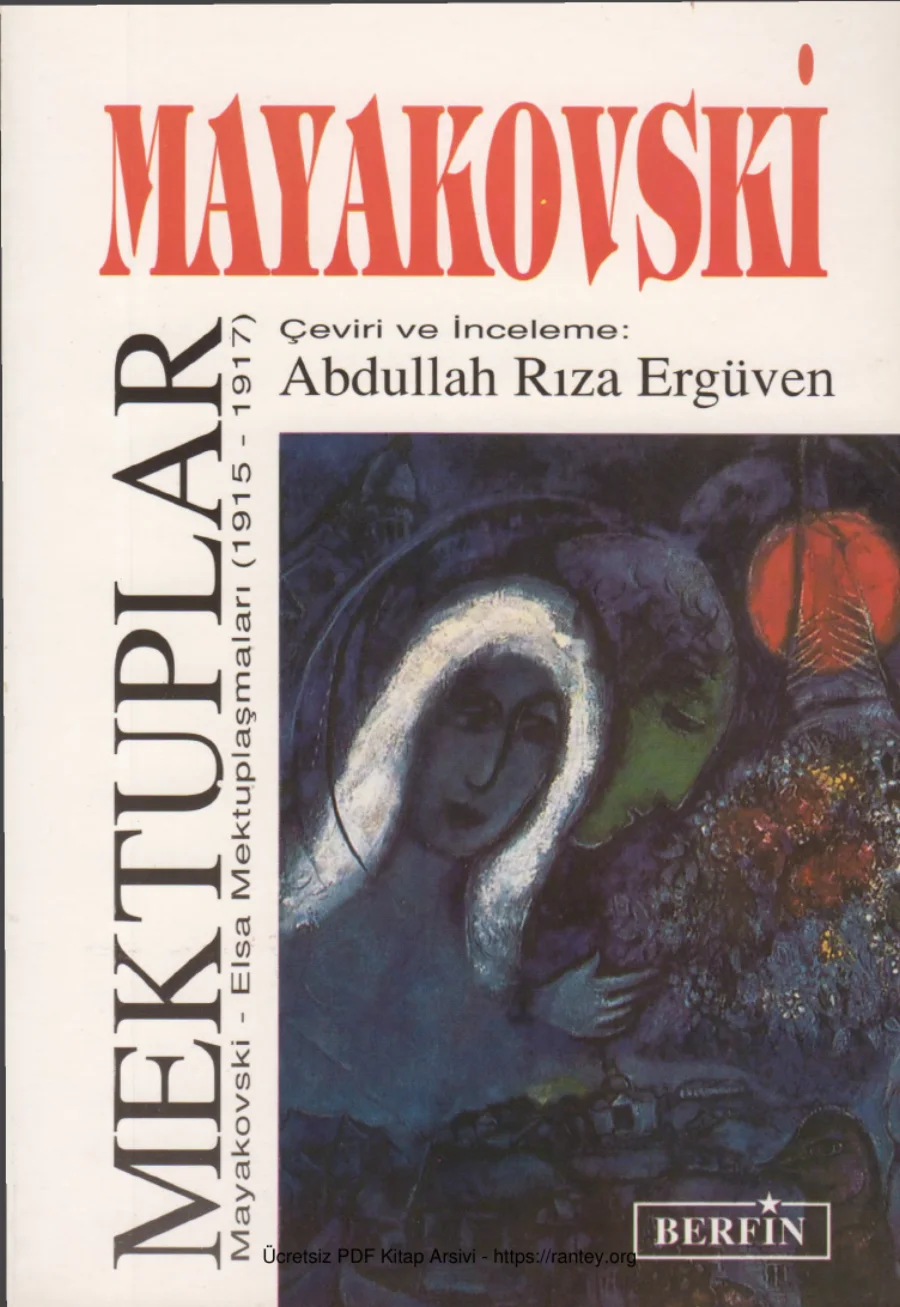 Mektuplar: Mayakovski-Elsa Mektuplaşmaları kapak görseli