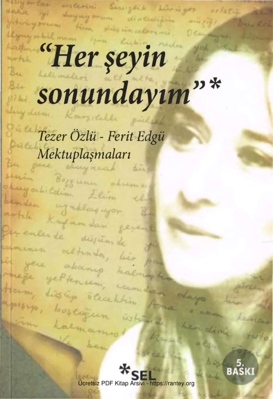Mektuplaşmaları Her Şeyin Sonundayım kapak görseli