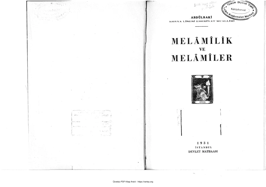 Melamiler kapak görseli