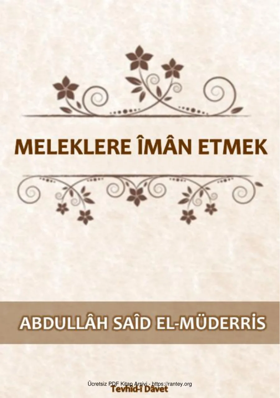 MELEKLERE MN ETMEK Ebu Abdulmumin Tekin Mıhçı kapak görseli