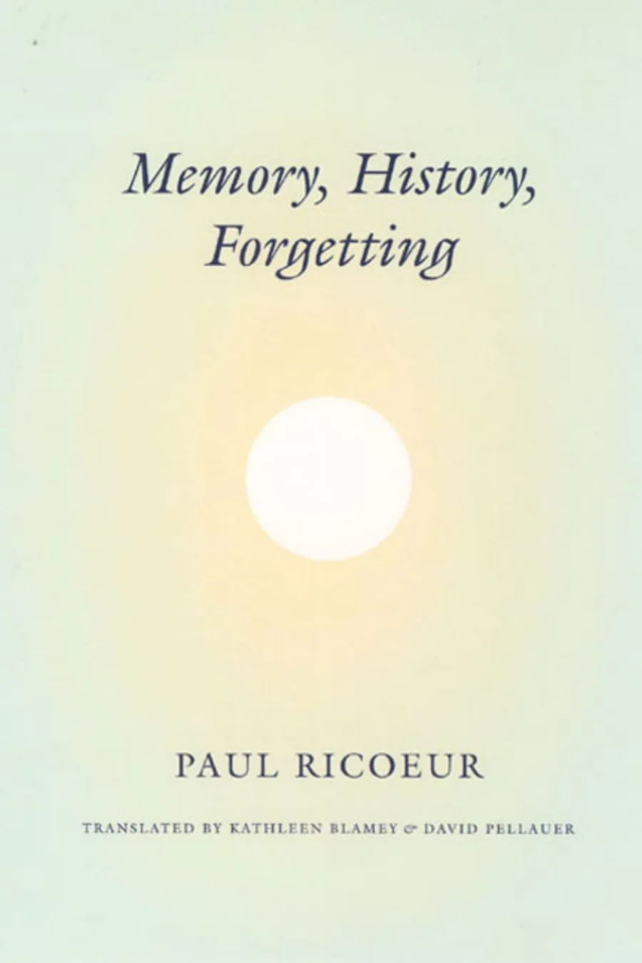 Memory History Forgetting kitap kapağı
