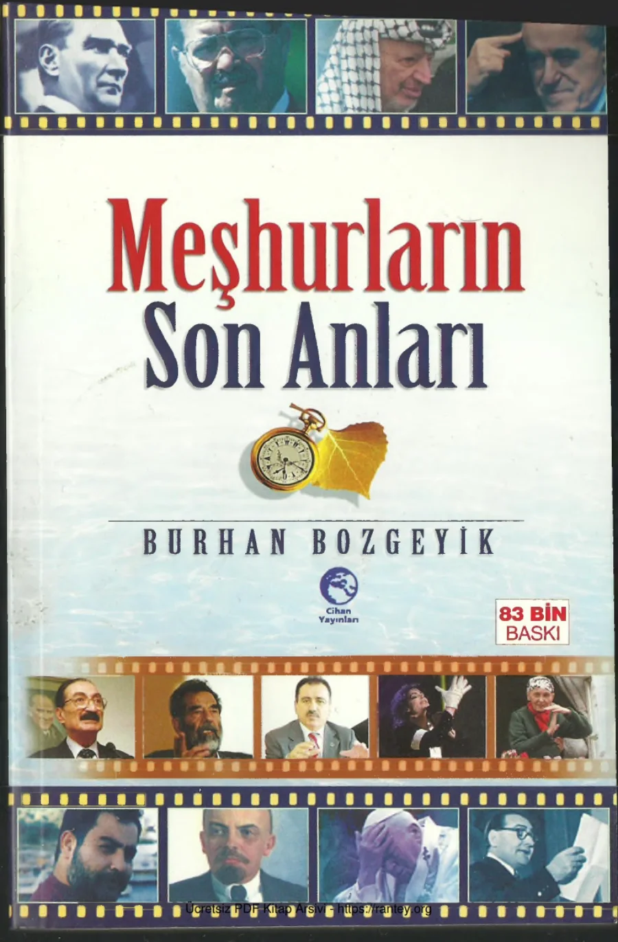 Meşhurların Son Anları Cihan Yayınları kapak görseli
