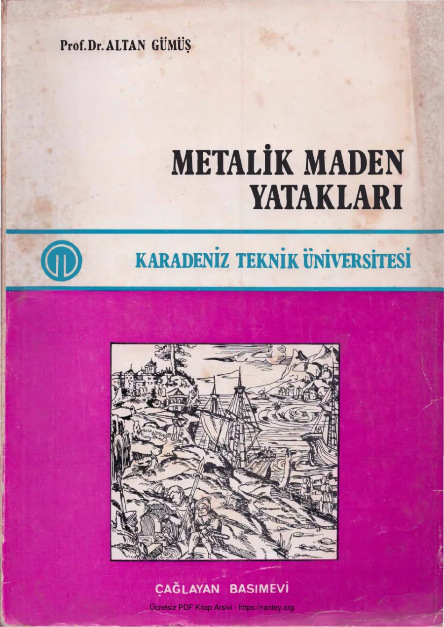Metalik Maden Yatakları KTÜ Yayınları kapak görseli