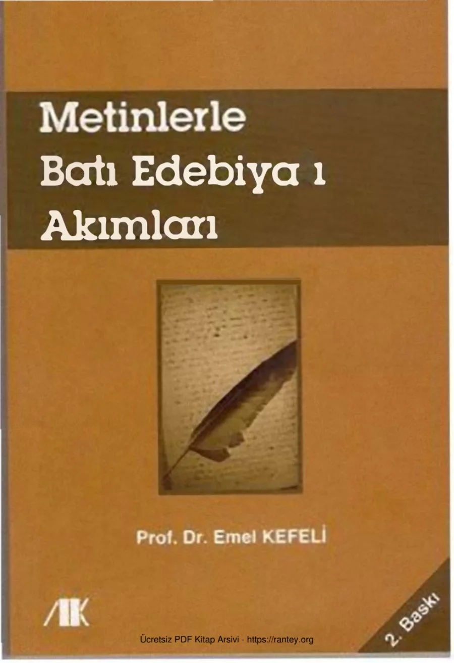 Metinlerle Batı Edebiyat Akımları kapak görseli