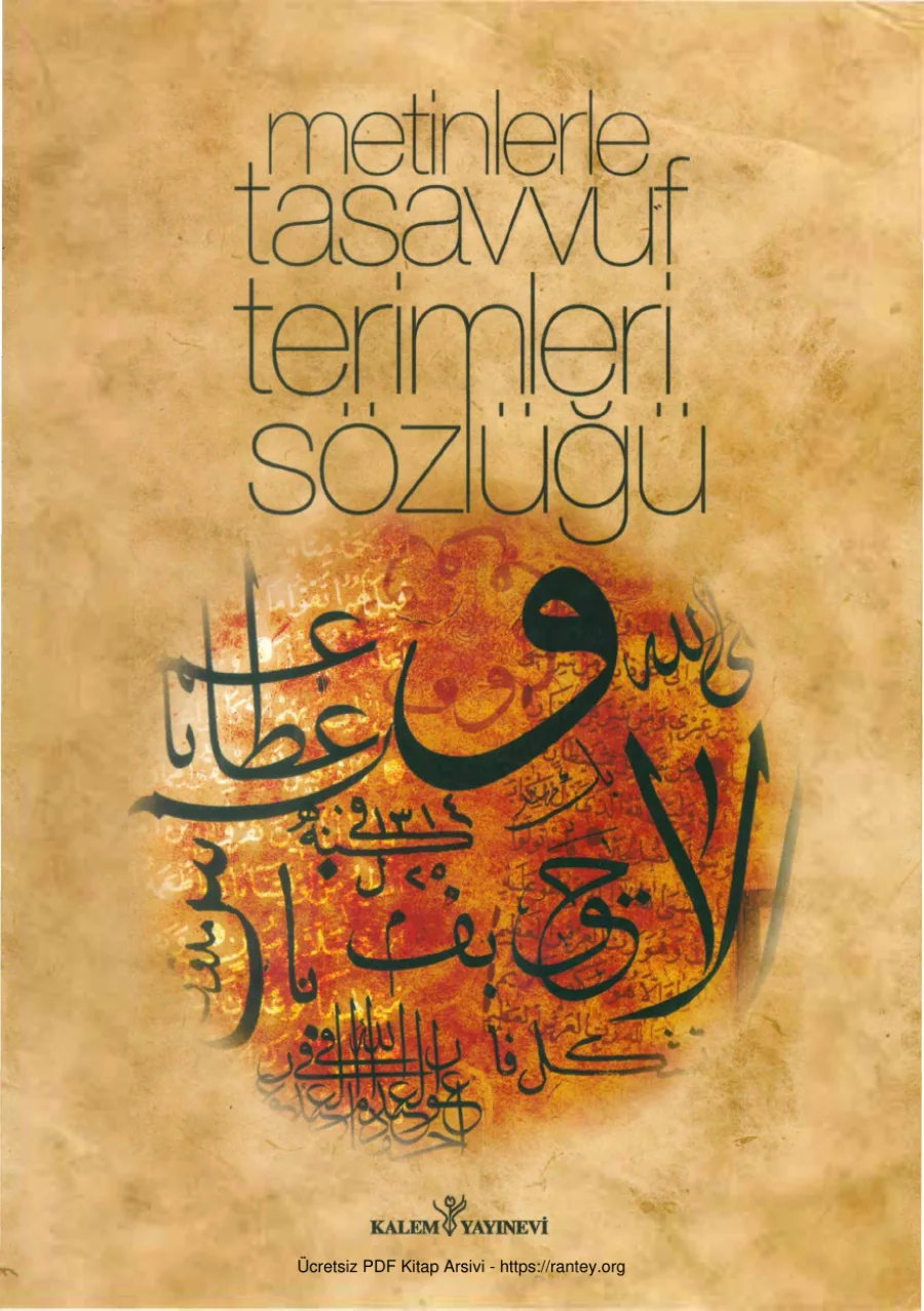 Metinlerle Tasavvuf Terimleri Sözlüğü kapak görseli