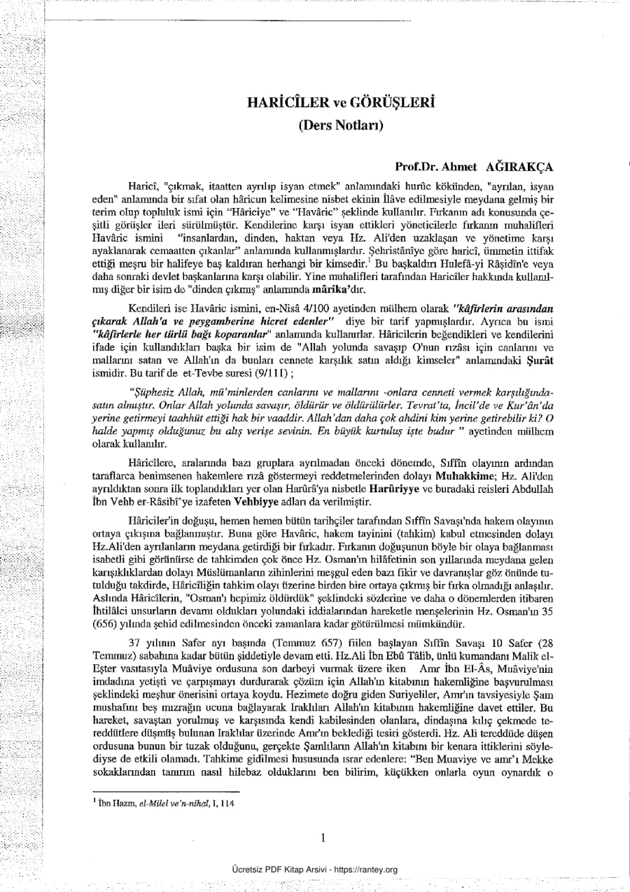 mezhepler tarihi Ebu Abdulmumin Tekin Mıhçı kapak görseli