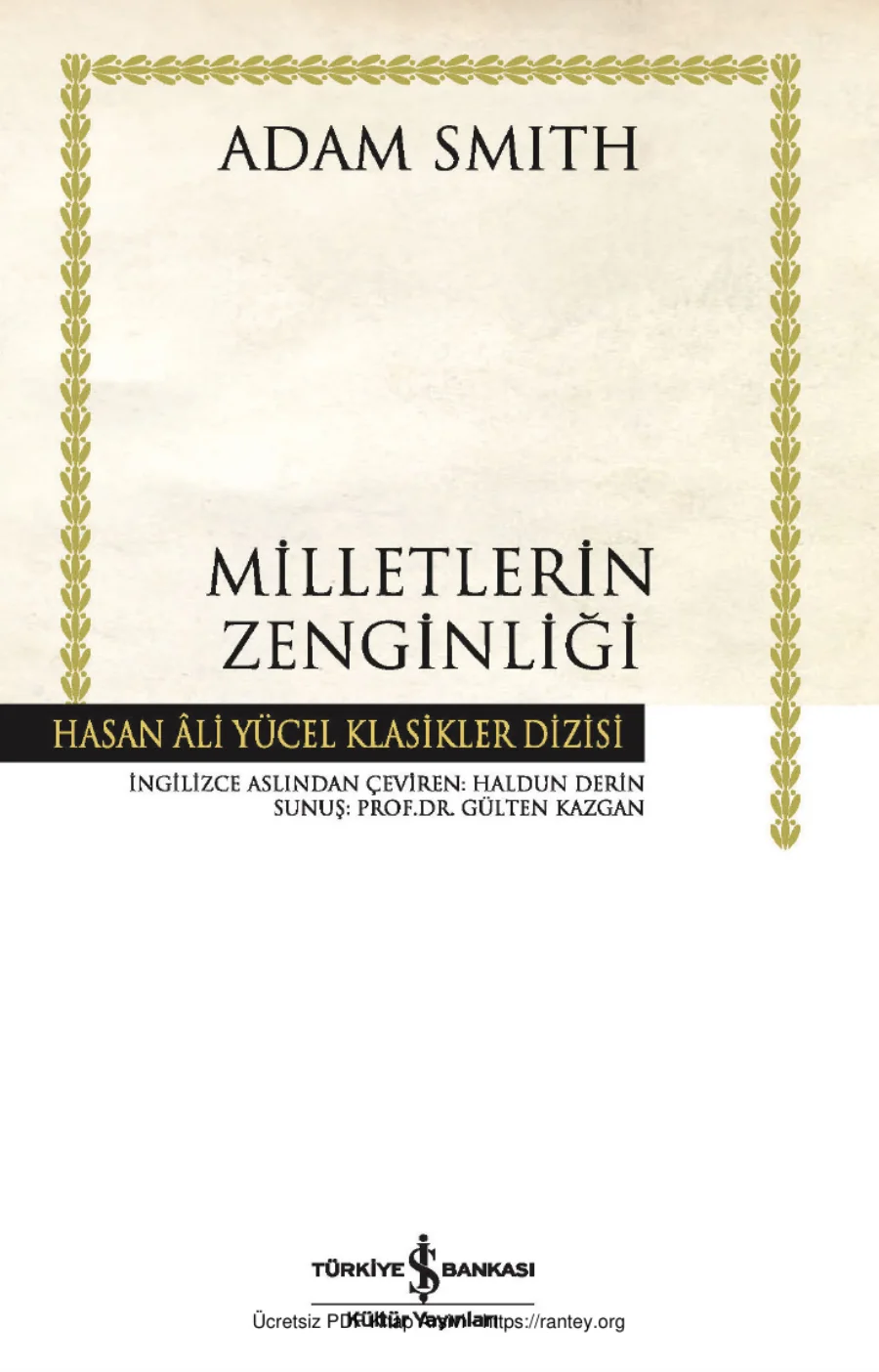 Milletlerin Zenginliği kapak görseli