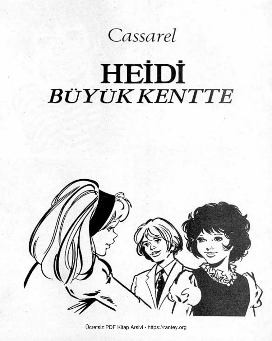 Milliyet Çocuk Çizgi Klasikler Sayı 028 Heidi Büyük Kentte kapak görseli