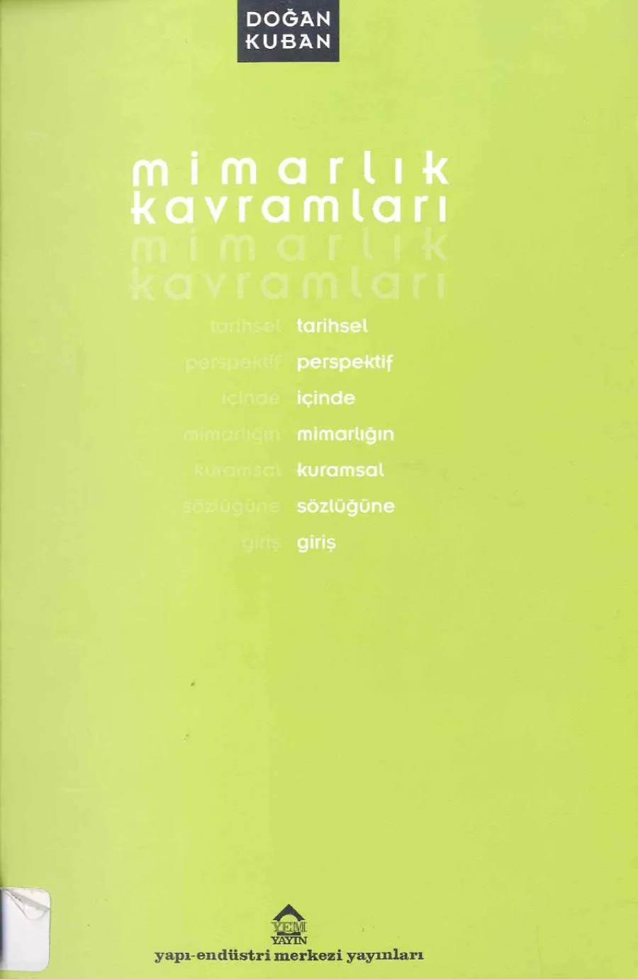 Mimarlık Kavramları kapak görseli