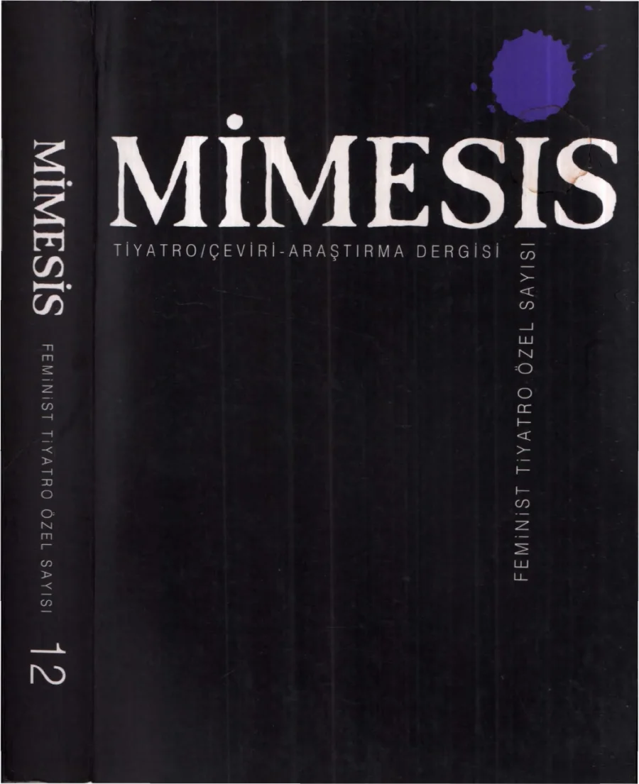Mimesis Sayı 012 Feminist Tiyatro Özel Sayısı kapak görseli