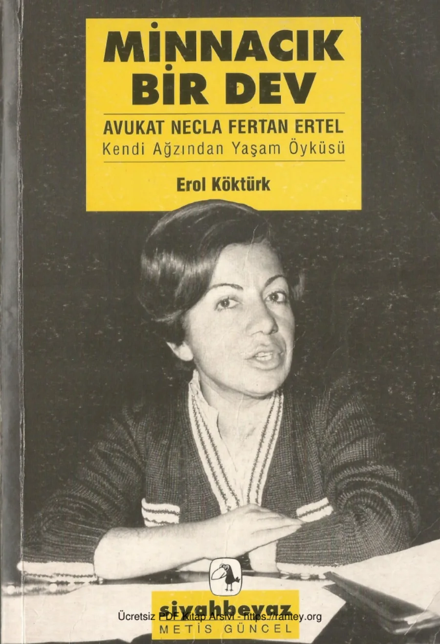 Minnacık Bir Dev Avukat Necla Fertan Ertel kapak görseli