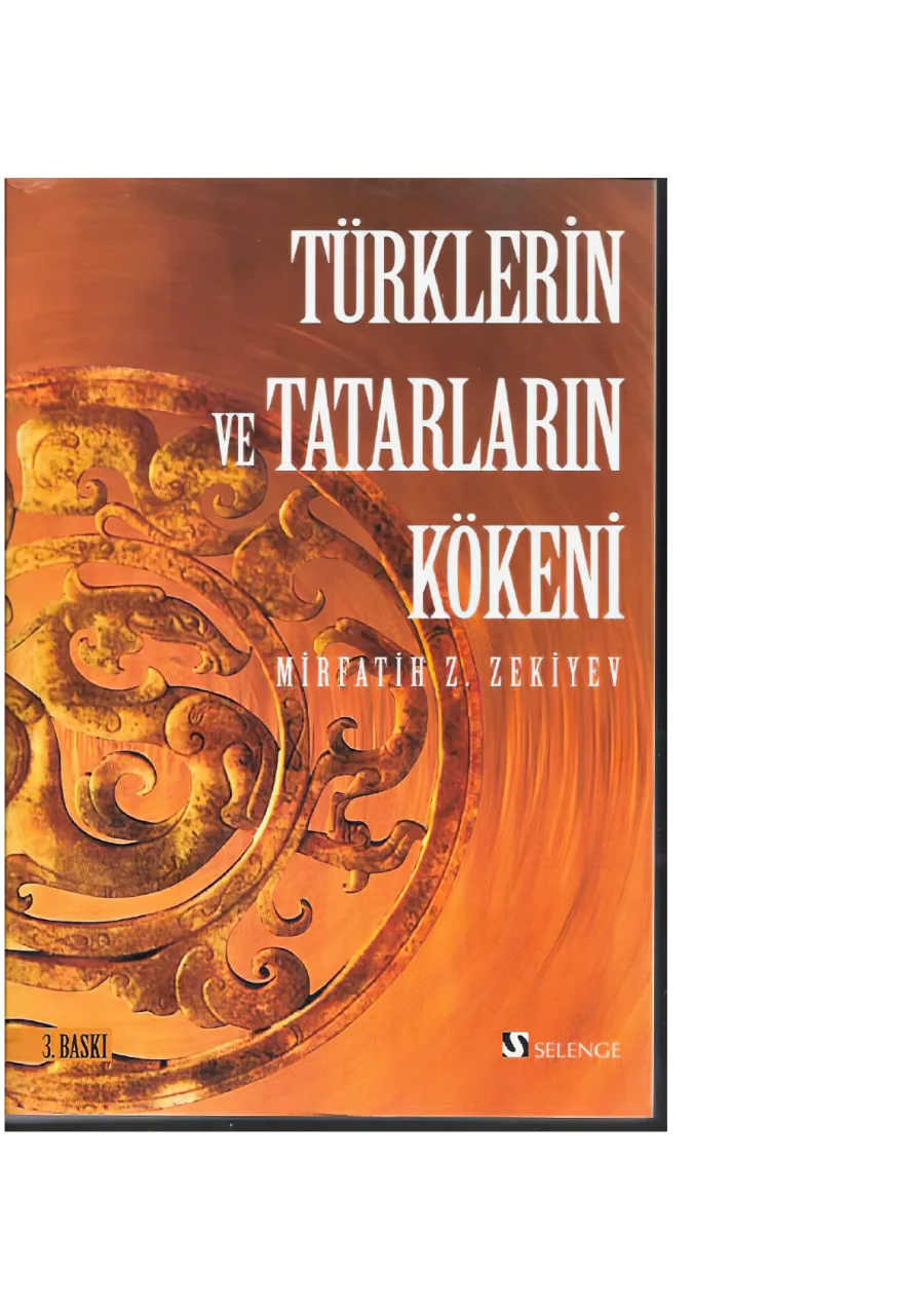 Mirfatih Z Zekiyev Türklerin ve Tatarların Kökeni kapak görseli