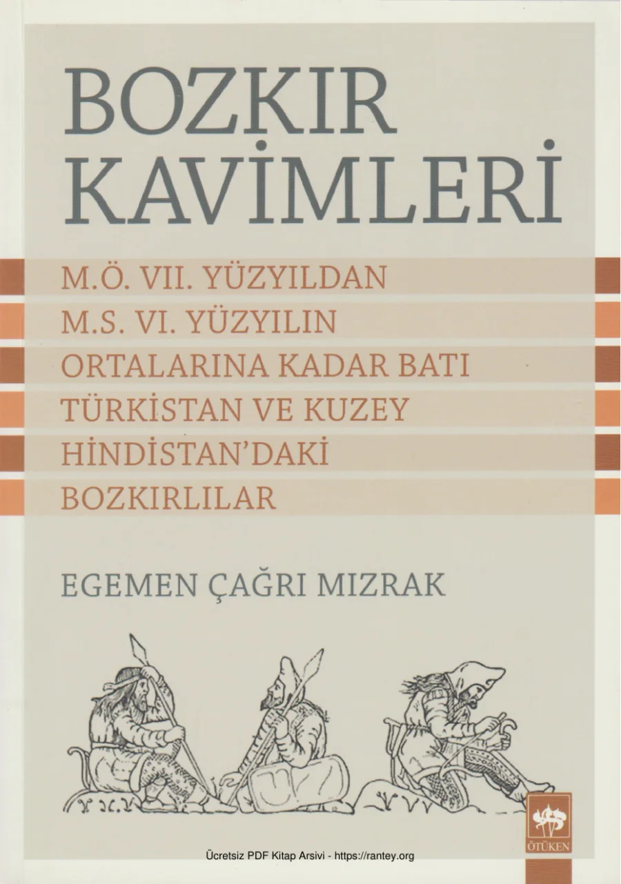 Mızrak Bozkır Kavimleri Ötüken Yayınevi kapak görseli