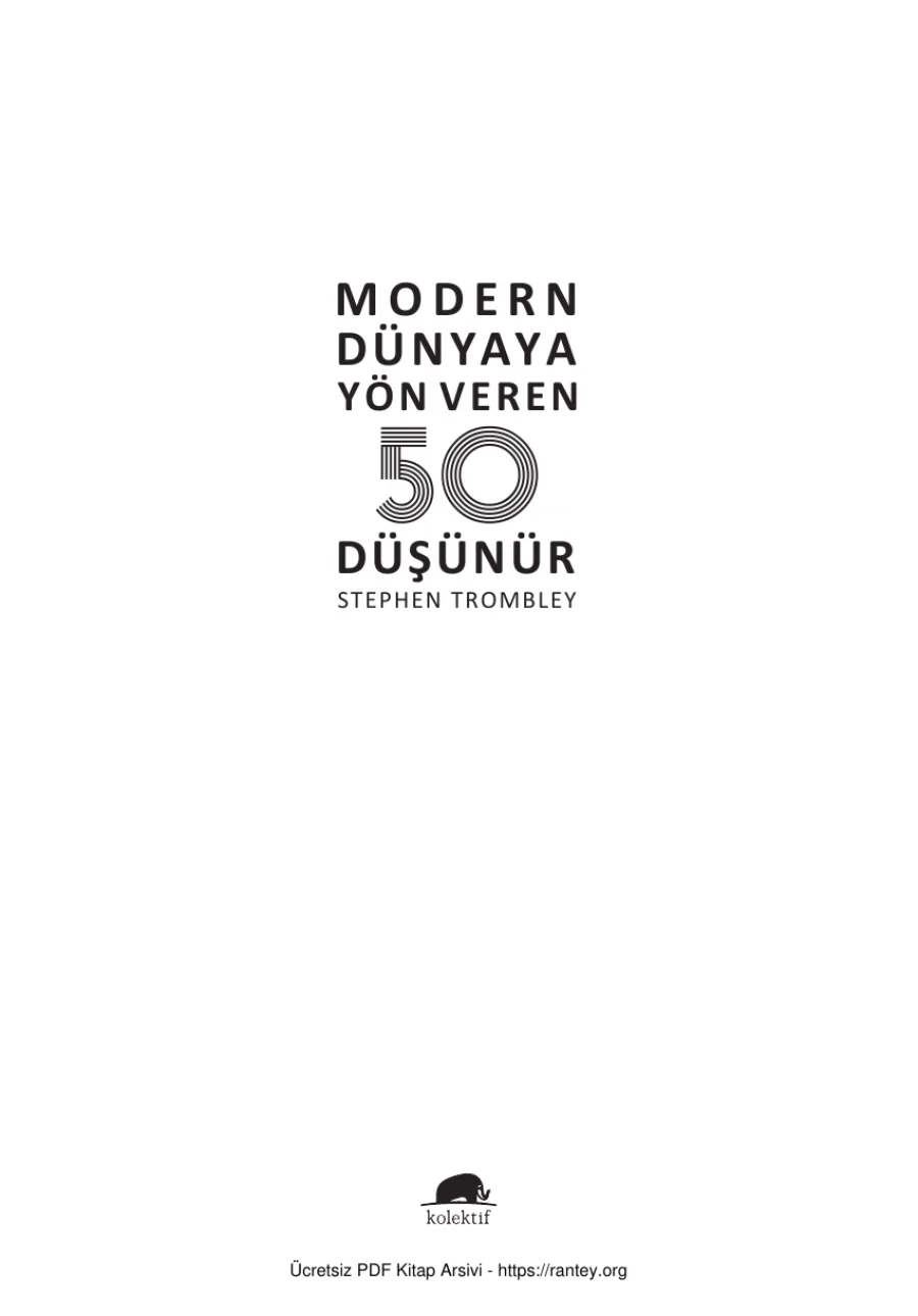 Modern Dünyaya Yön Veren 50 Düşünür kapak görseli