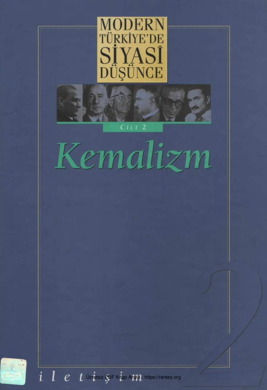 Modern Türkiyede Siyasi Düşünce Cilt 02 Kemalizm kapak görseli