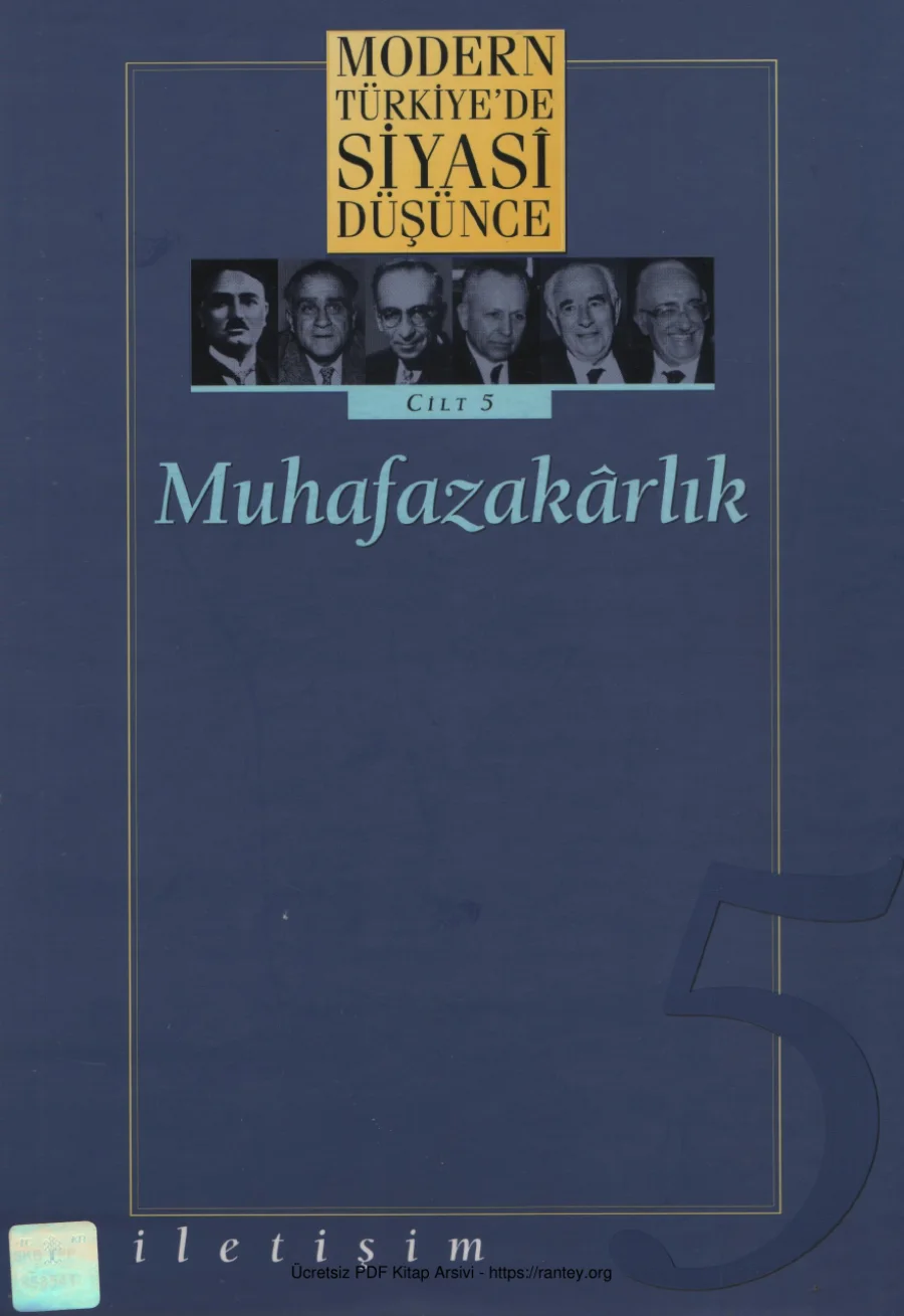 Modern Türkiyede Siyasi Düşünce Cilt 05 Muhafazakrlık kapak görseli