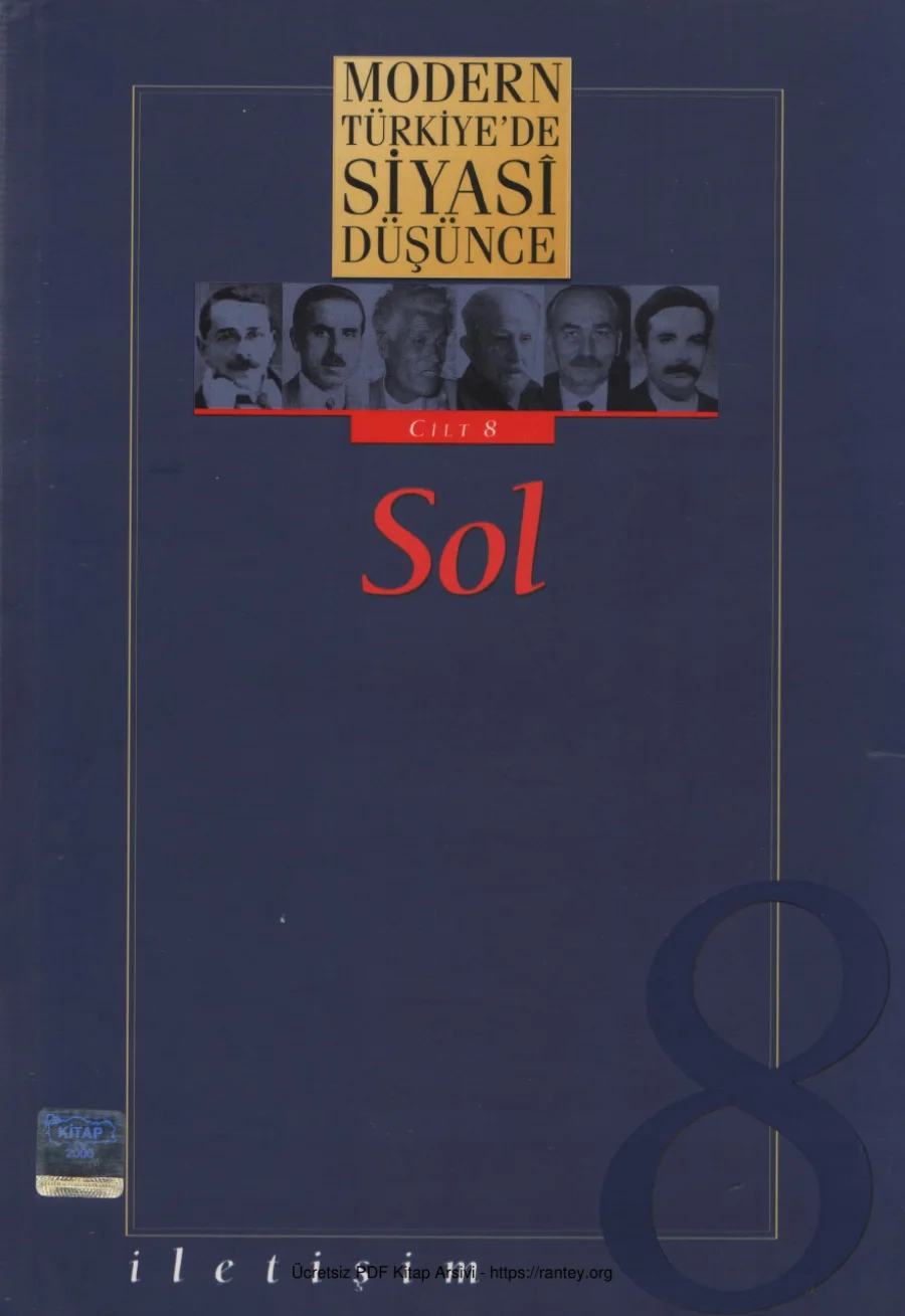 Modern Türkiyede Siyasi Düşünce Cilt 08 Sol kapak görseli