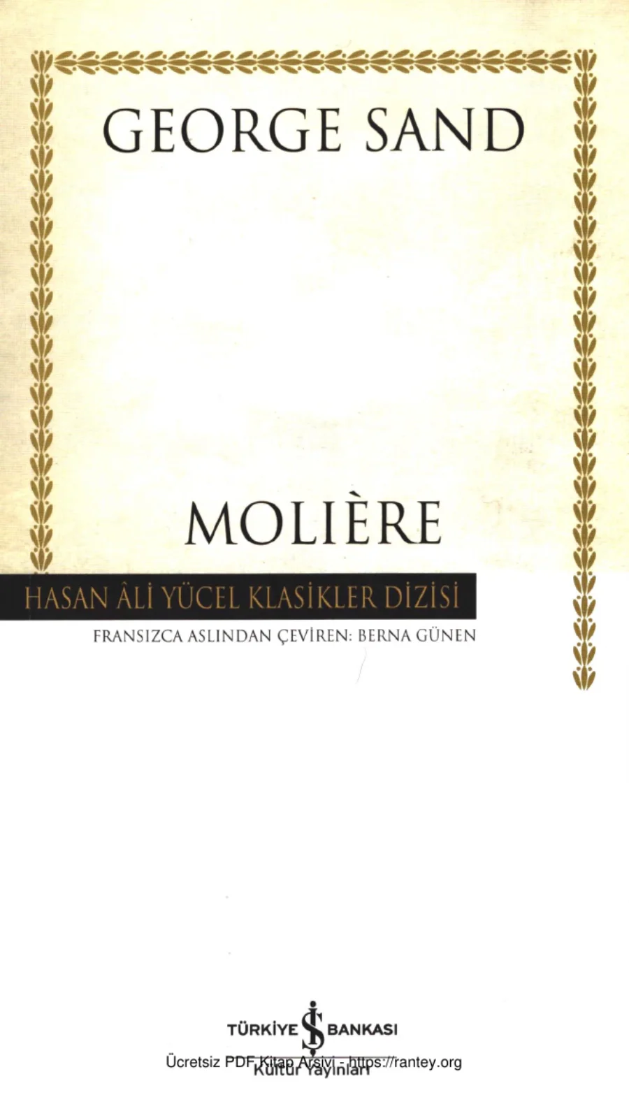 Molire İş Bankası İş Bankası Yayınları kapak görseli