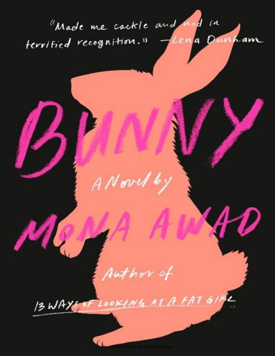 Mona Awad Bunny tavşan İngilice kapak görseli