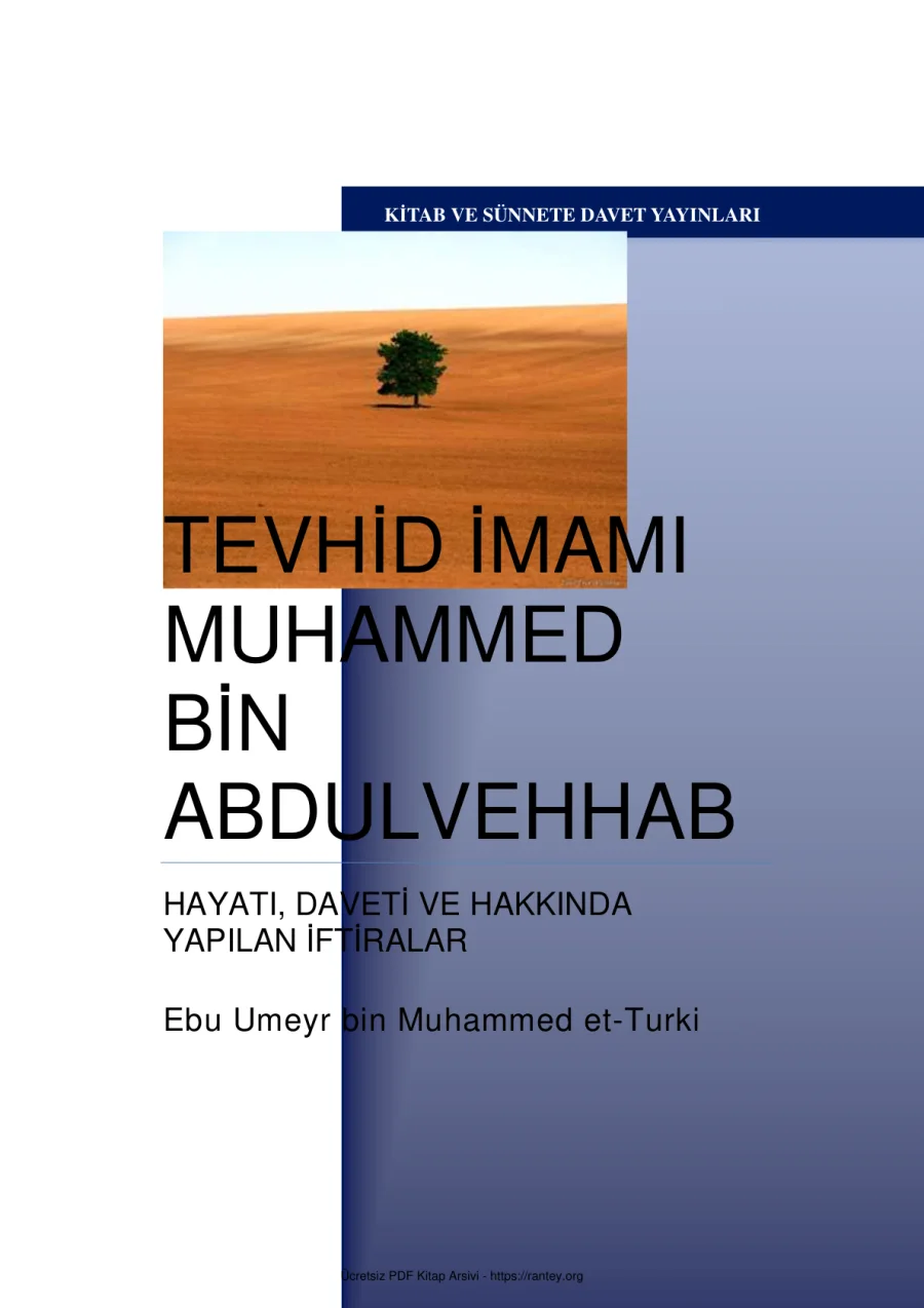 Muhammed b Abdulvahhab KİTAB VE SÜNNETE DAVET YAYINLARI Ebu Abdulmumin Tekin Mıhçı kapak görseli