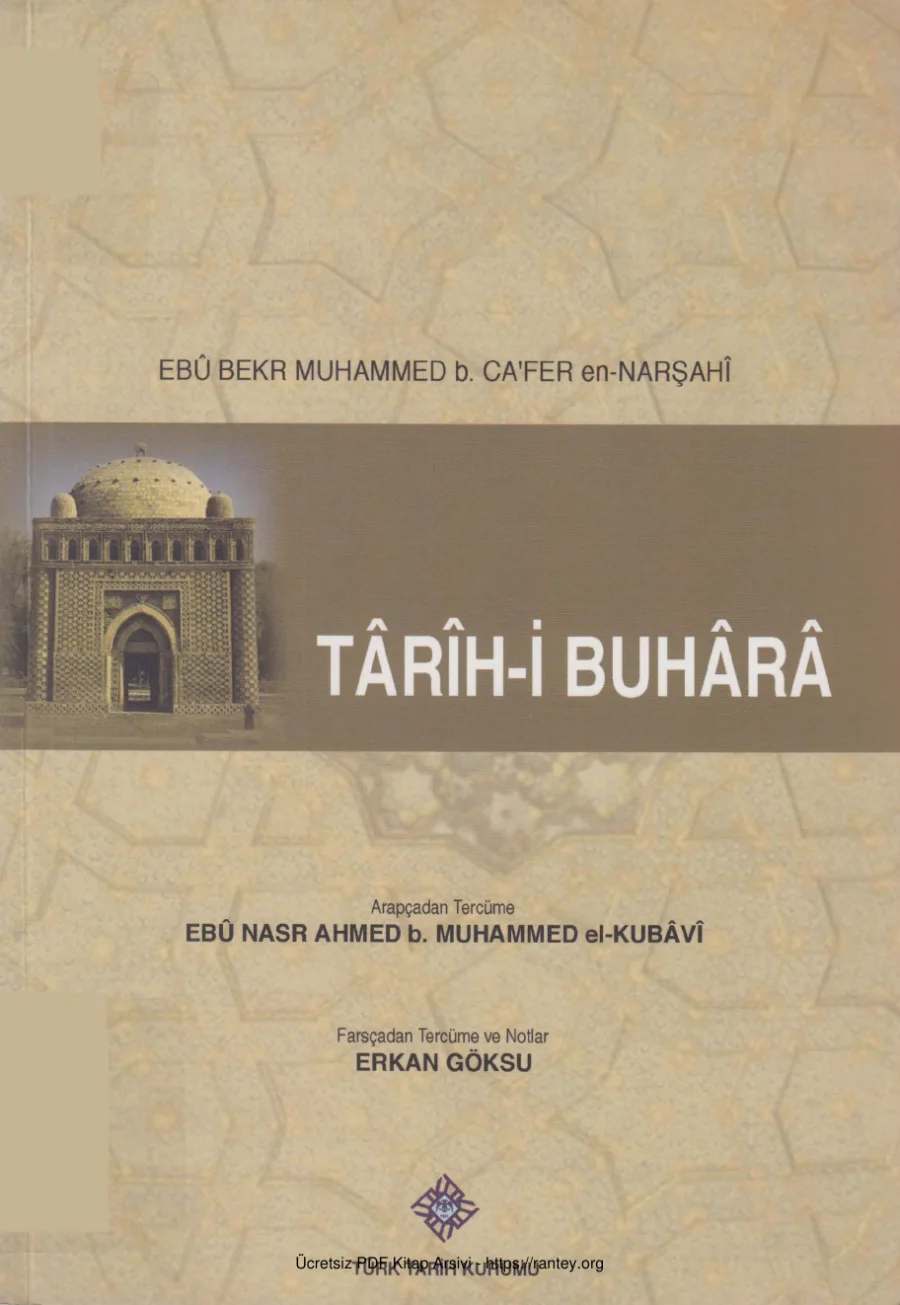 Muhammed bin Cafer en Narşah Trhi Buhr kapak görseli