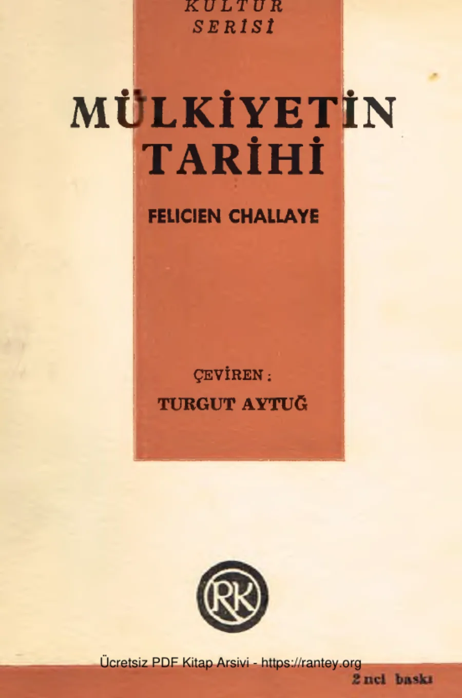 Mülkiyetin Tarihi kapak görseli