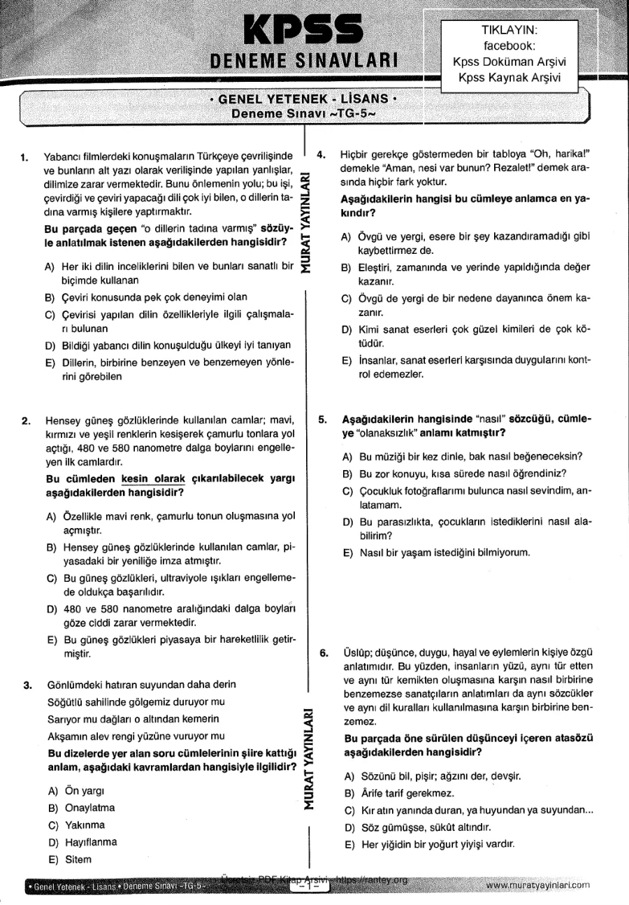 Murat 2018 Tg5 GyGk zorsinavcom kapak görseli