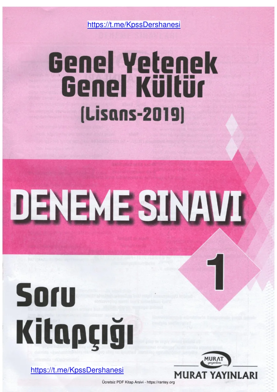 Murat 2019 Tg1 GyGk kapak görseli