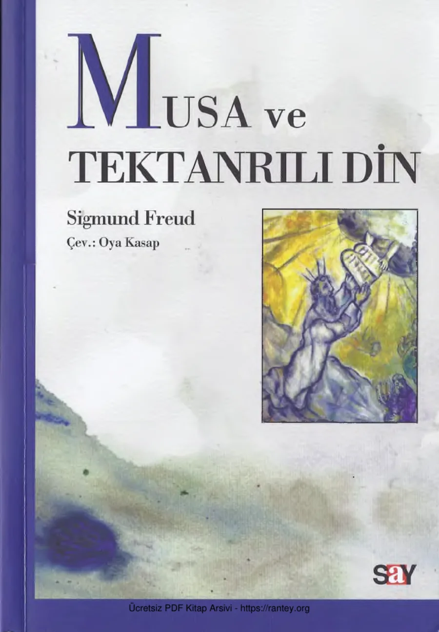 Musa Ve Tek Tanrılı Din kapak görseli