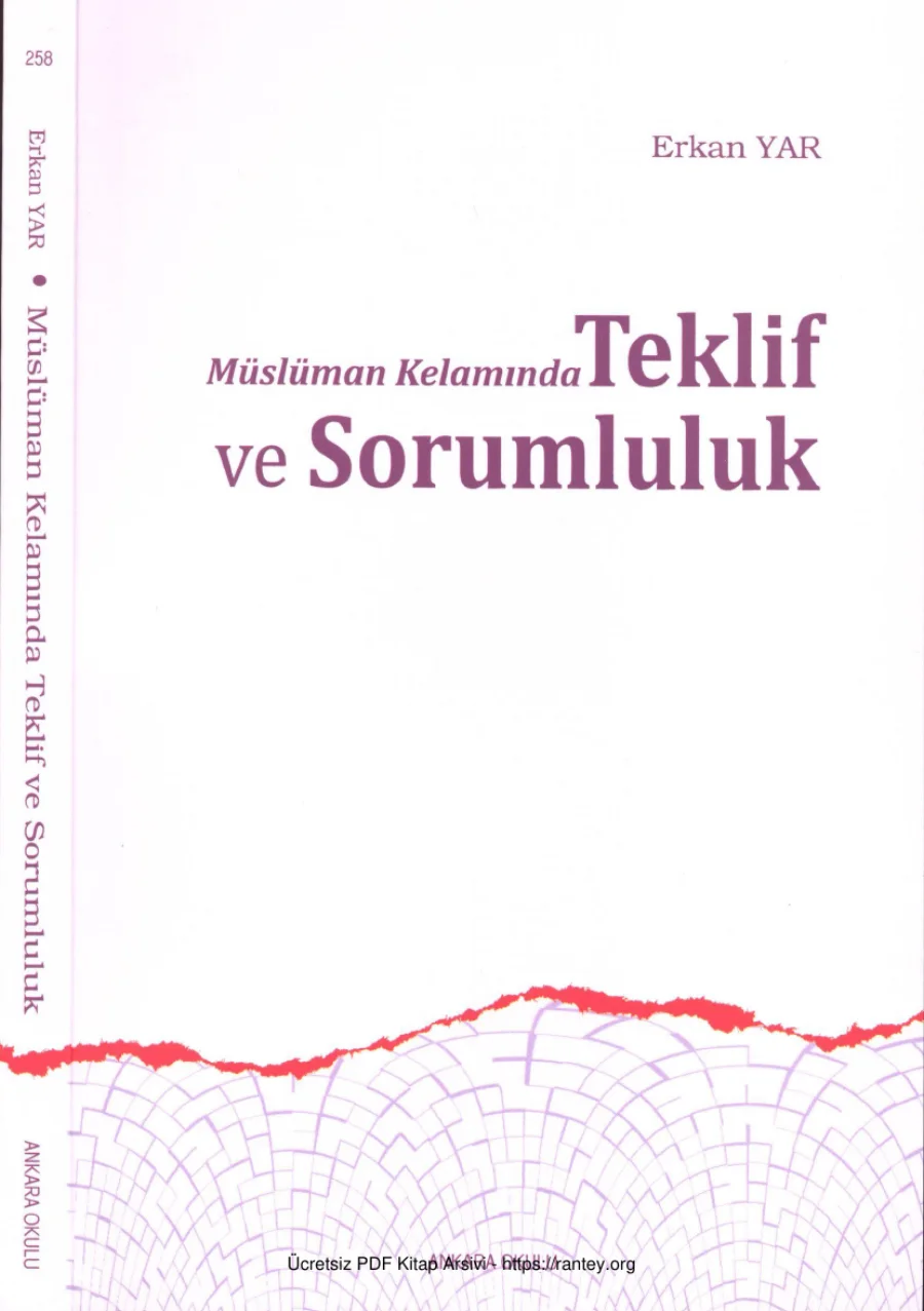 Müslüman Kelamında Teklif ve Sorumluluk kapak görseli