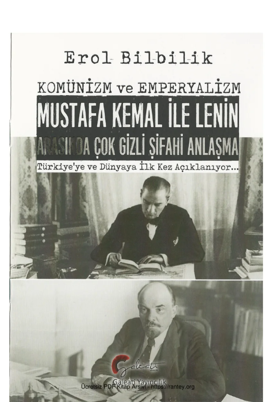 Mustafa Kemal ile Lenin Arasında Çok Gizli Şifahi Anlaşma kapak görseli